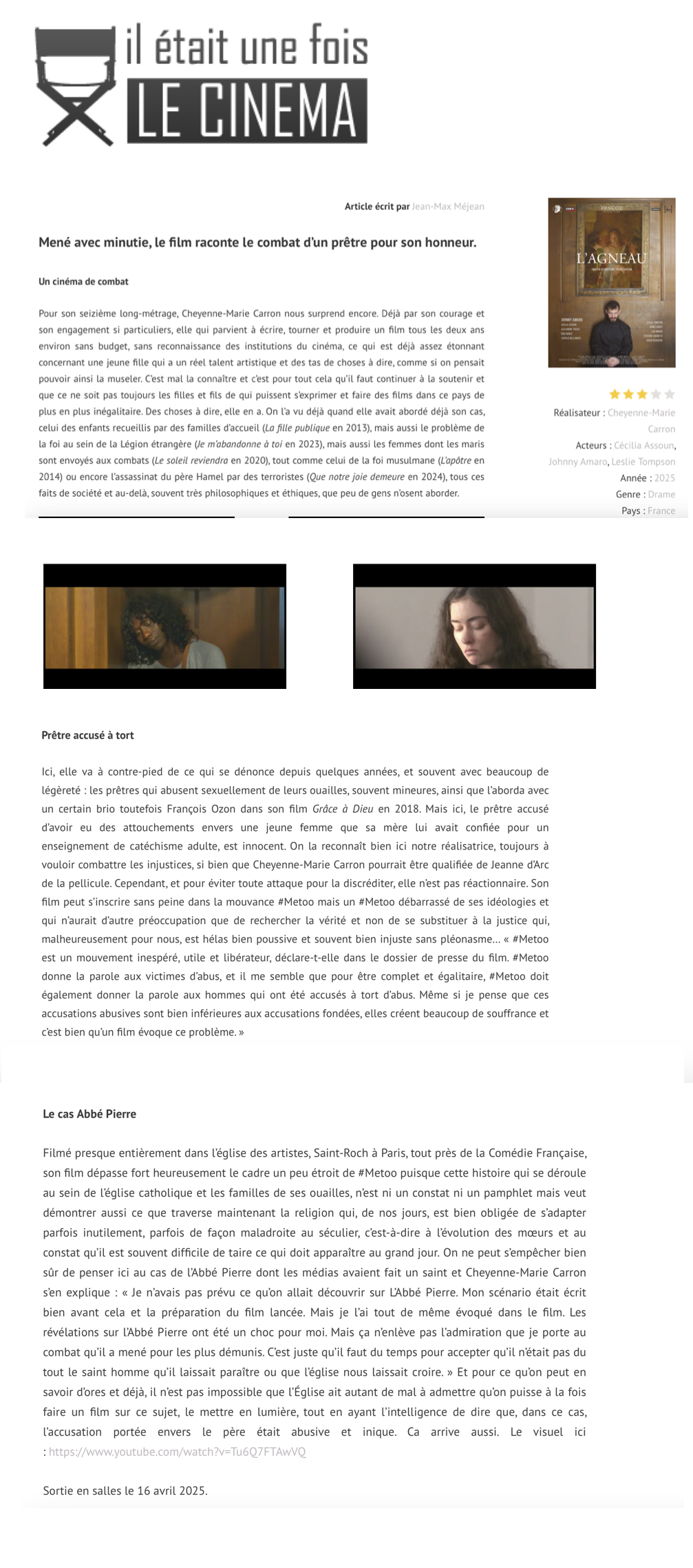 Une fois le Cinéma