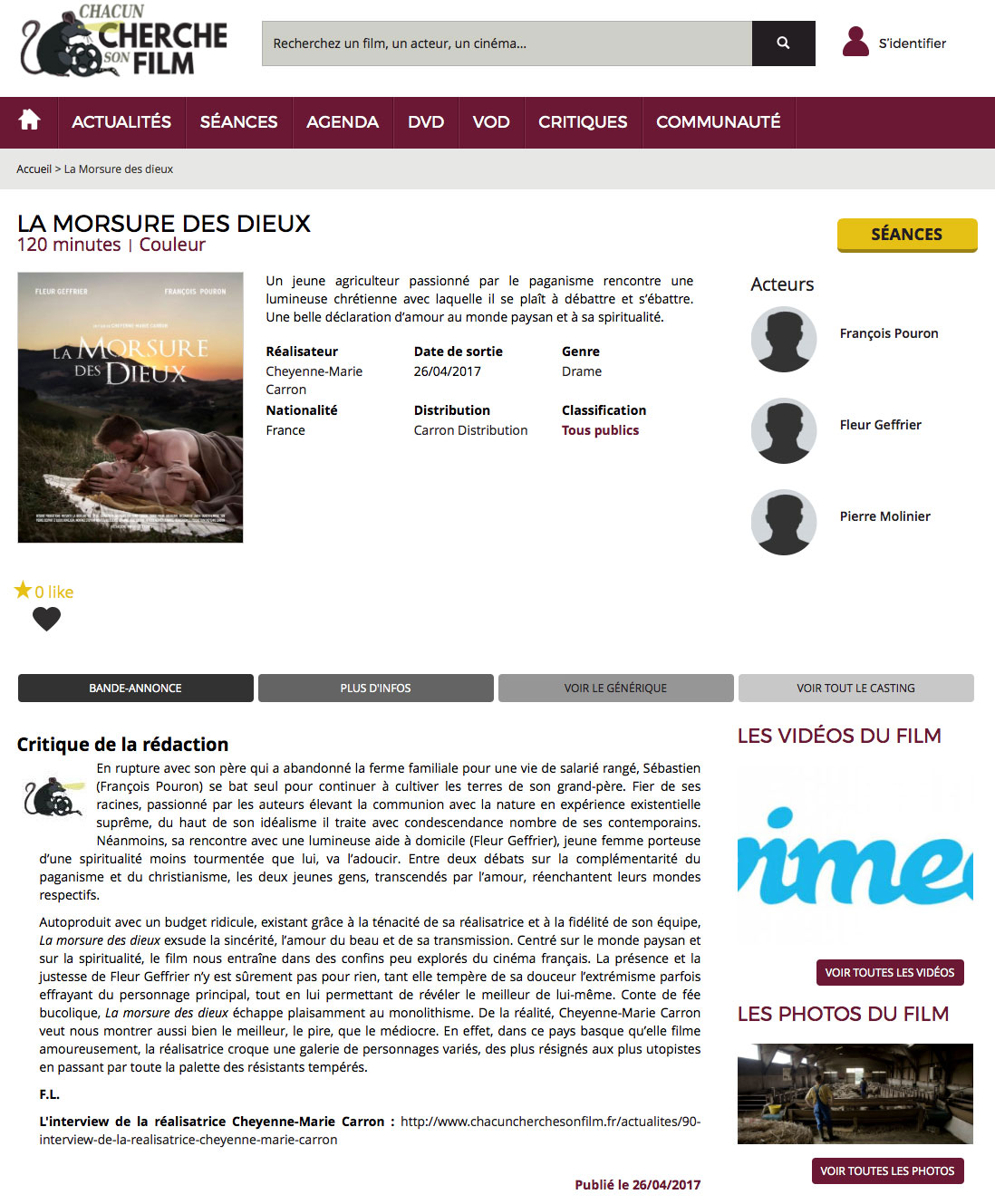 Chacun cherche son film