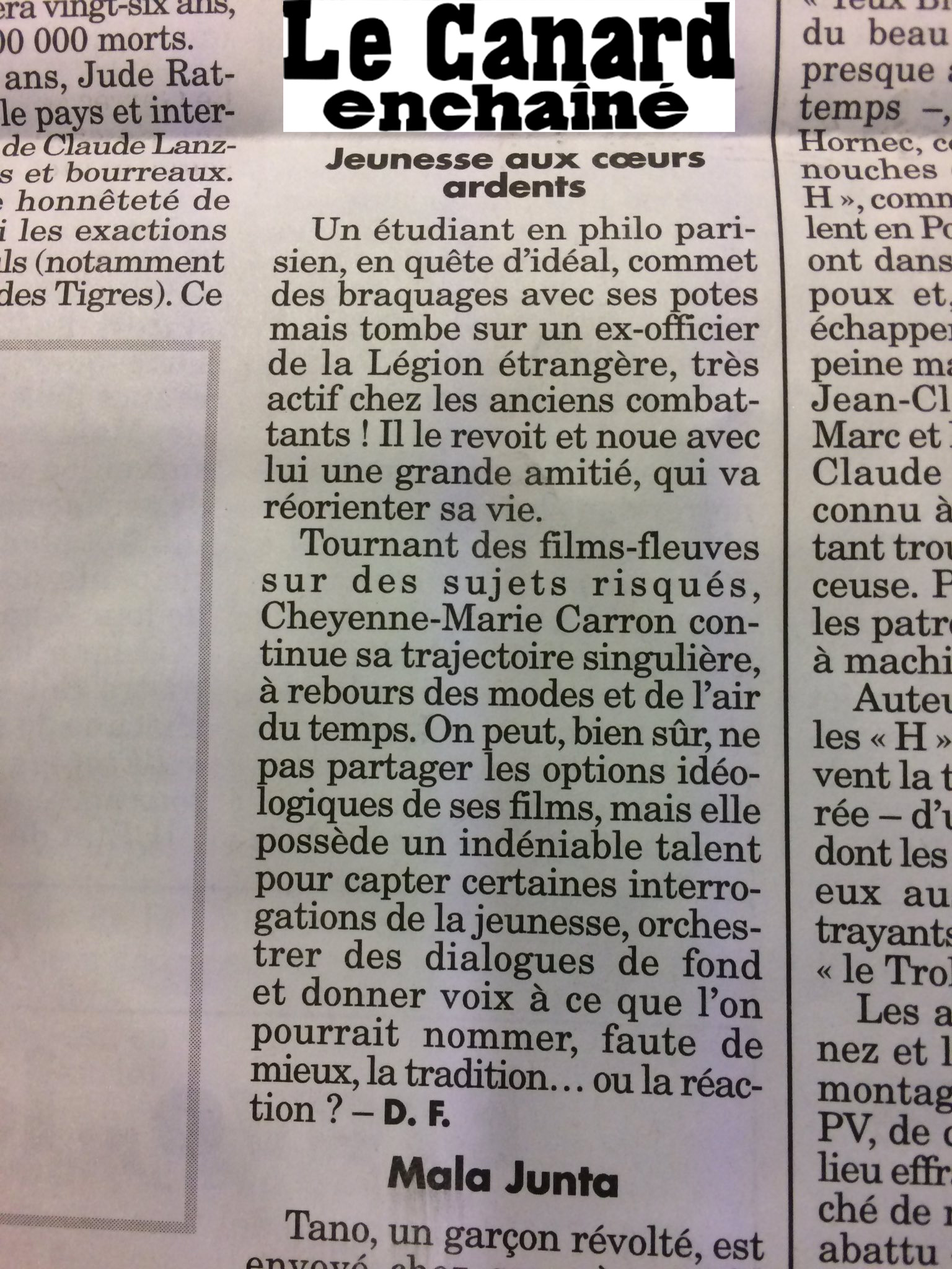 Le Canard enchaine