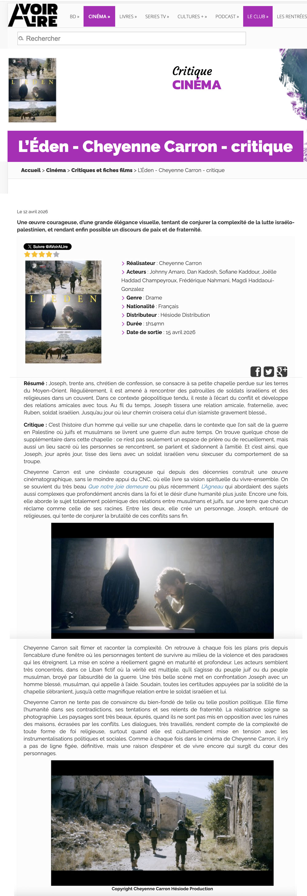 A VOIR A LIRE